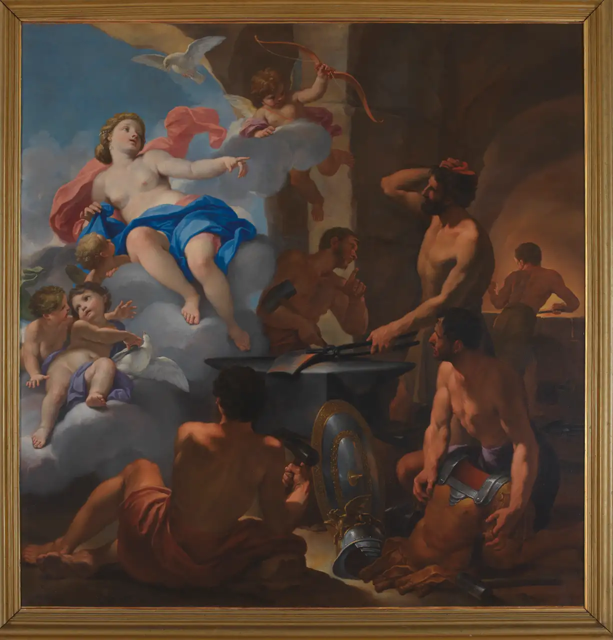 Venere nella fucina di Vulcano - Luigi Garzi - Musei Macerata