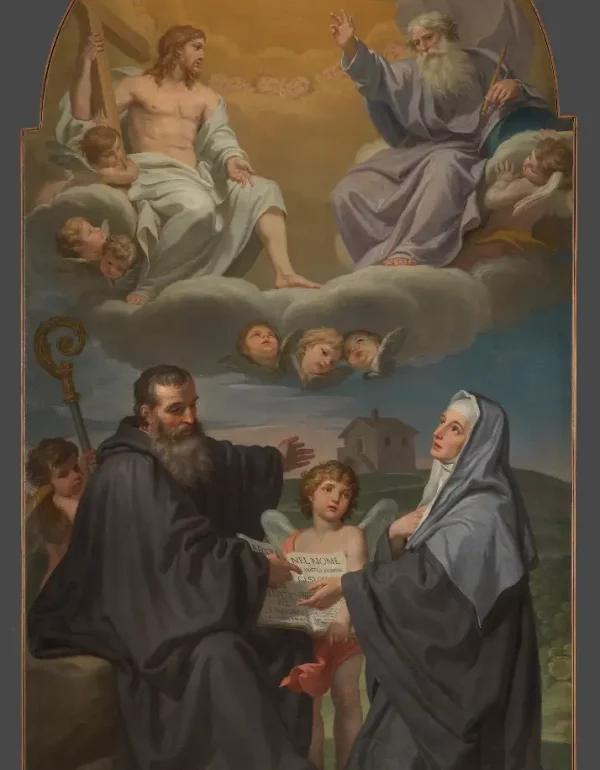 Trinità con San Benedetto e Santa Scolastica - Musei Macerata