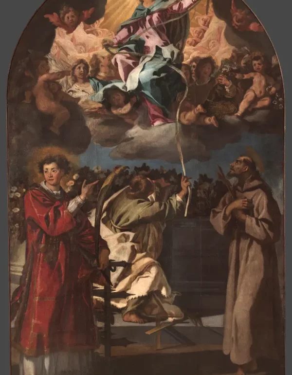 Madonna della cintola con San Lorenzo, San Tommaso e San Francesco - Musei Macerata