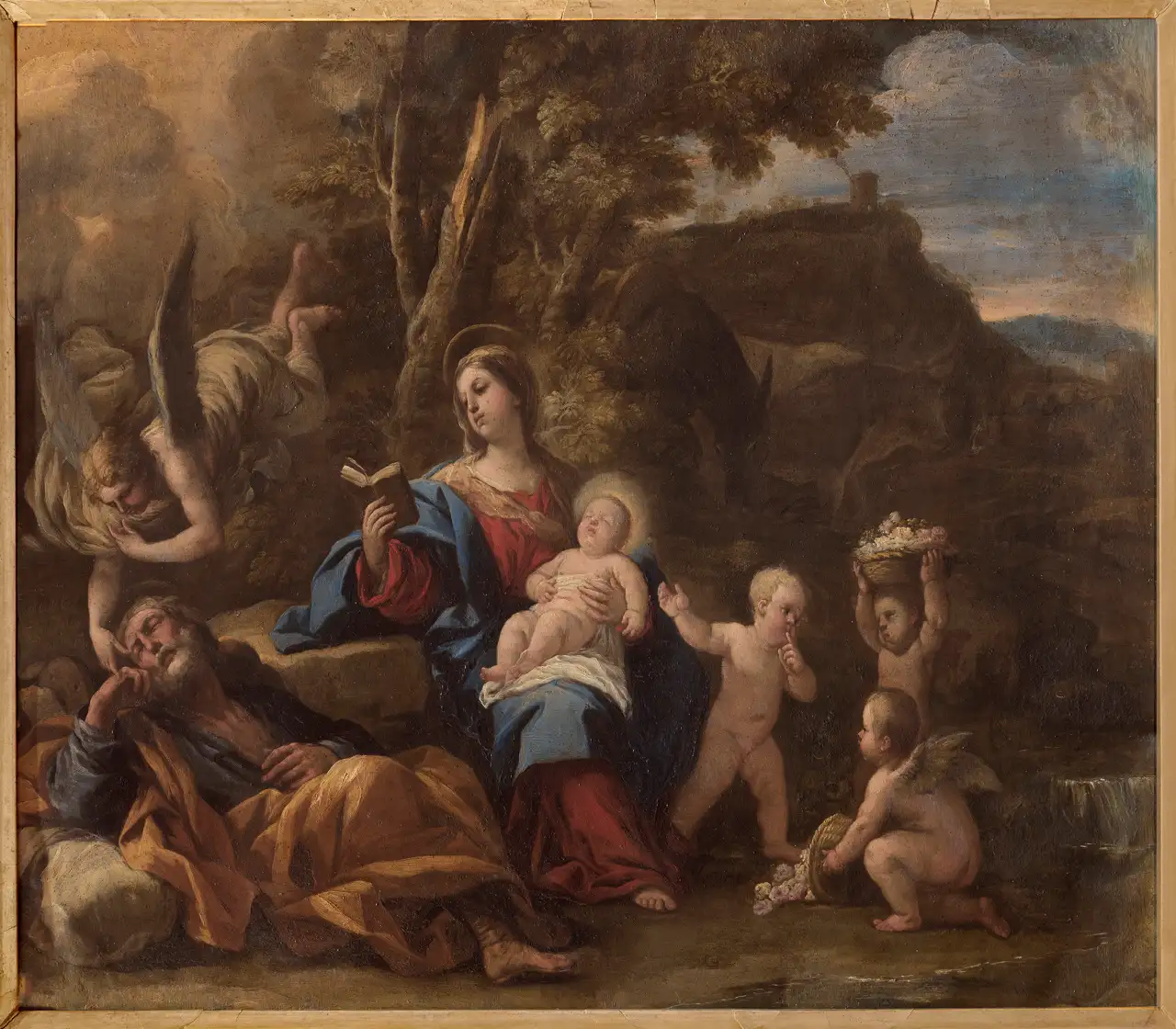 Sacra Famiglia confortata dagli angeli - Musei Macerata