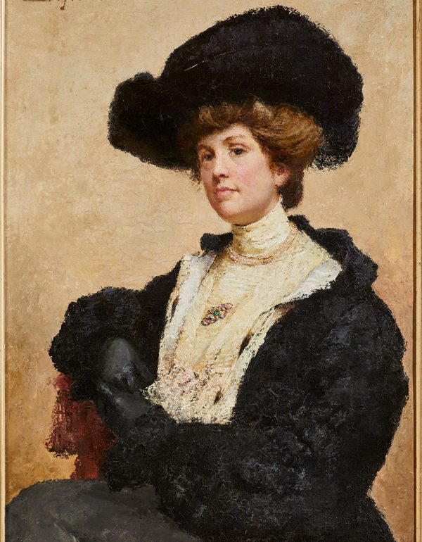 Ritratto di Matilde Monori Puini di Gualtiero Baynes - Musei Macerata