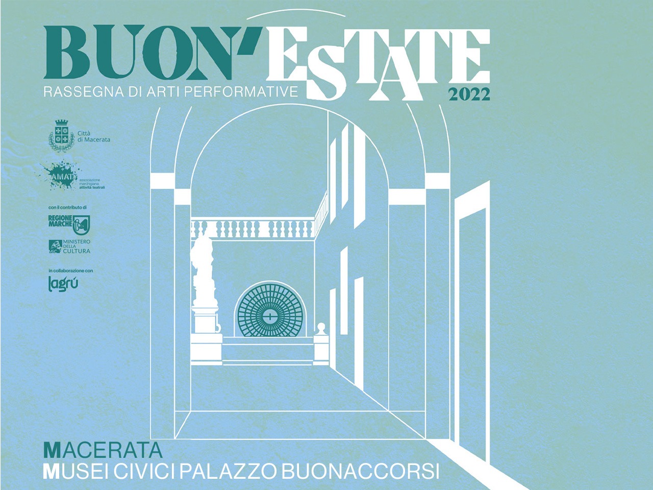 Locandina Buon'estate 2022 - Musei Macerata