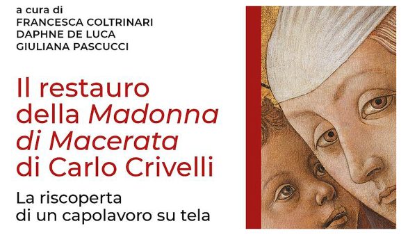 Copertina del libro 'il restauro della mandonna di macerata di carlo crivelli' - Musei Macerata