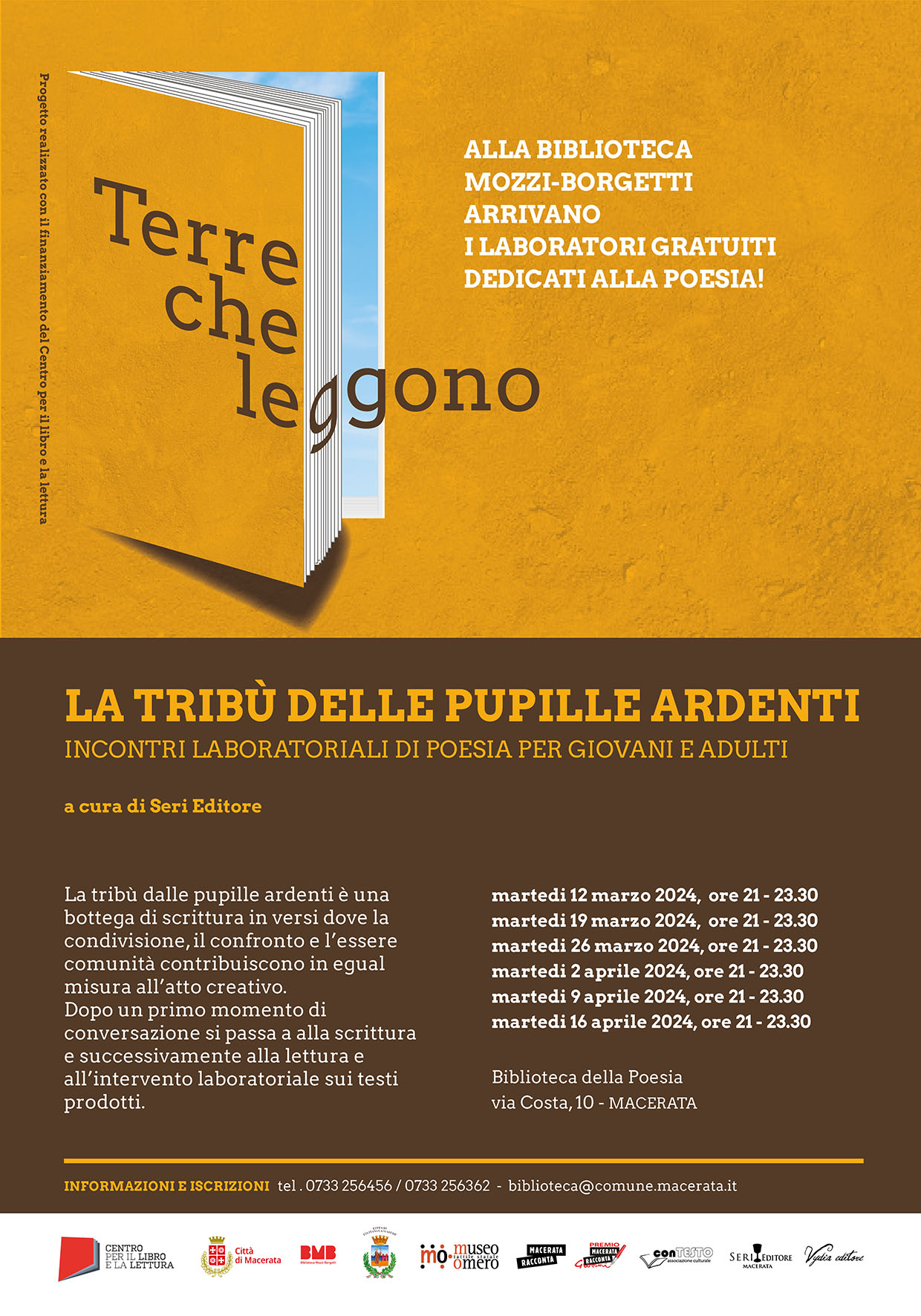 progetto “Terre che leggono” presso la biblioteca Mozzi Borgetti - Musei Macerata